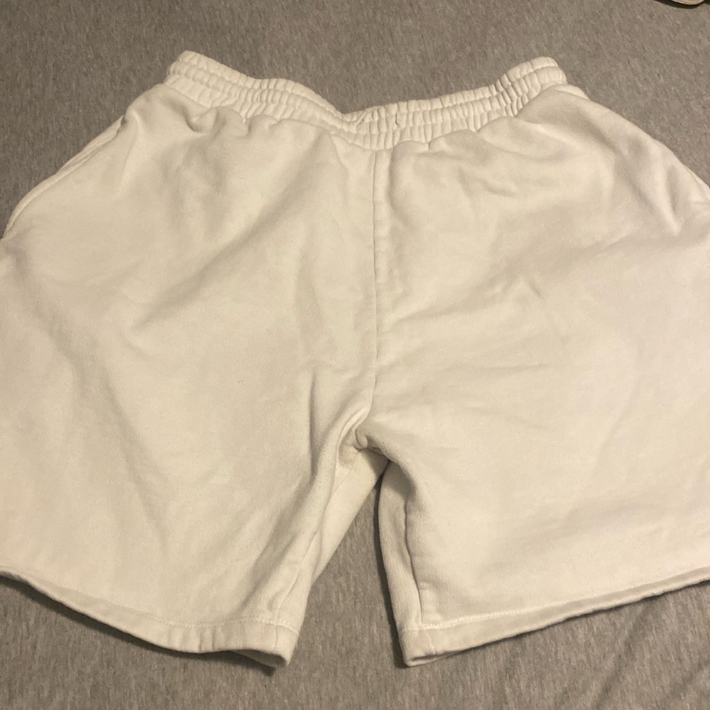 White top shop oversized shorts. A couple of little marks on the back left